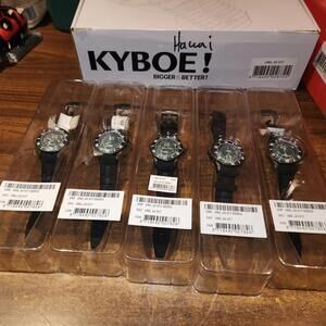 NEW NCAA HAWAII RAINBOW WARRIORS MENS WATCH KYOBE COLLEGE BRAND Lot of 5